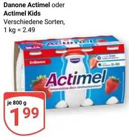 Globus Danone Actimel oder Actimel Kids Angebot