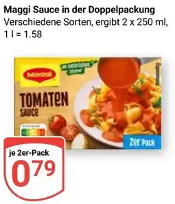 Globus Maggi Sauce in der Doppelpackung Angebot