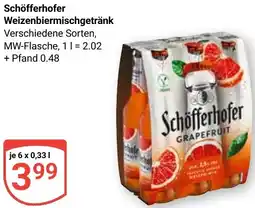 Globus Schöfferhofer Weizenbiermischgetränk Angebot