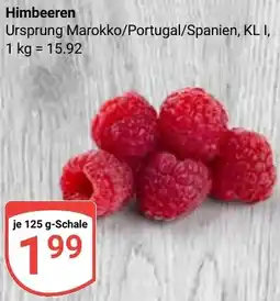 Globus Himbeeren Angebot