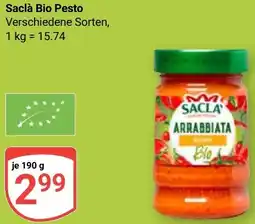 Globus Saclà Bio Pesto Angebot