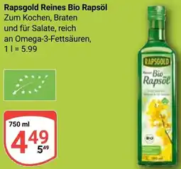 Globus Rapsgold Reines Bio Rapsöl Angebot