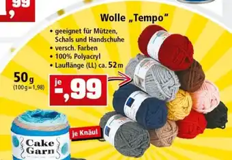 Thomas Philipps Wolle Tempo 50g Angebot