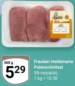 Globus Fräulein Heidemarie Putenschnitzel Angebot