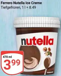 Globus Ferrero Nutella Ice Creme Angebot