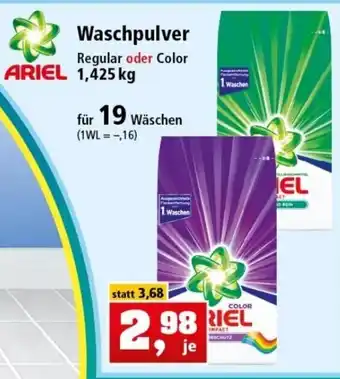 Thomas Philipps Ariel Waschpulver 1.425kg Angebot