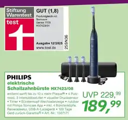EP PHILIPS elektrische Schallzahnbürste HX7423/08 Angebot