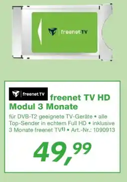 EP freenet TV HD Modul 3 Monate Angebot