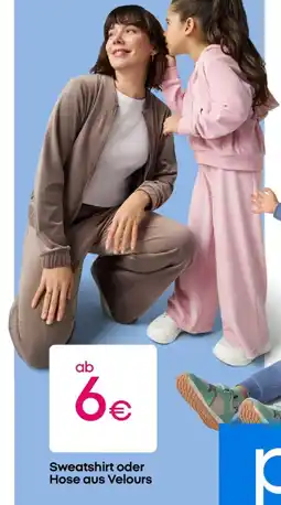 PEPCO Sweatshirt oder Hose aus Velours Angebot