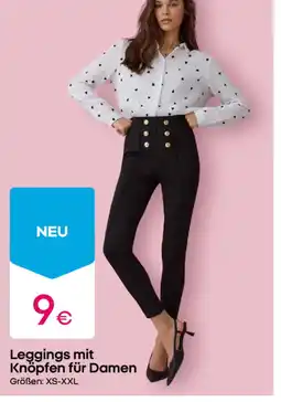 PEPCO Leggings mit Knöpfen für Damen Angebot