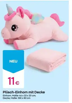 PEPCO Plüsch-Einhorn mit Decke Angebot