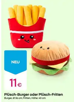 PEPCO Plüsch-Burger oder Plüsch-Fritten Angebot