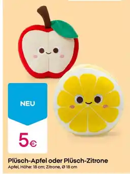 PEPCO Plüsch-Apfel oder Plüsch-Zitrone Angebot