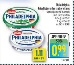 diska Philadelphia Frischkäse oder -zubereitung Angebot