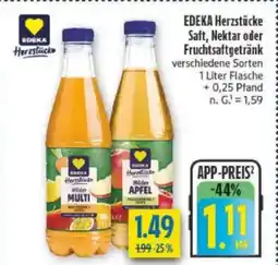 diska EDEKA Herzstücke Saft, Nektar oder Fruchtsaftgetränk Angebot