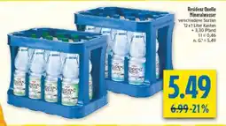 diska Residenz Quelle Mineralwasser Angebot