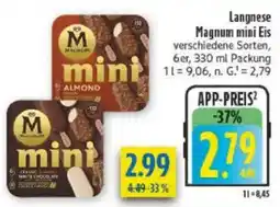 diska Langnese Magnum mini Eis Angebot