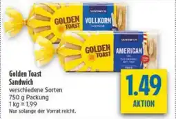 diska Golden Toast Sandwich Angebot