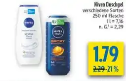 diska Nivea Duschgel Angebot