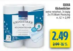 diska EDEKA Küchentücher Angebot