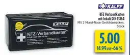 diska KALFF KFZ Verbandkasten mit Inhalt DIN 13164 Angebot