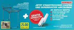 diska LEIFHEIT Standtrockner „Pegasus 150 Solid Slim Black" Angebot