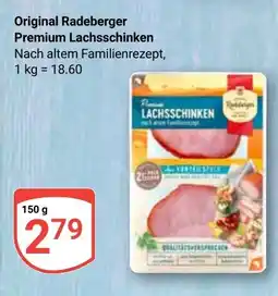 Globus Original Radeberger Premium Lachsschinken Angebot