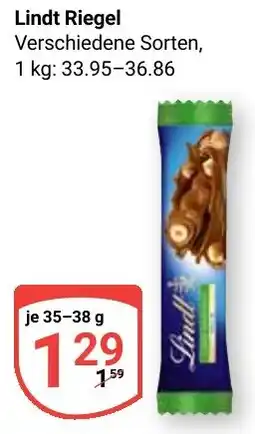 Globus Lindt Riegel Angebot