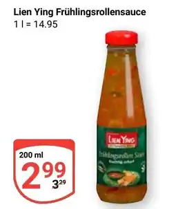 Globus Lien Ying Frühlingsrollensauce Angebot