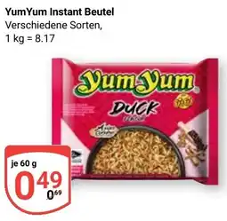 Globus YumYum Instant Beutel Angebot