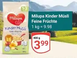 Globus Milupa Kinder Müsli Feine Früchte Angebot