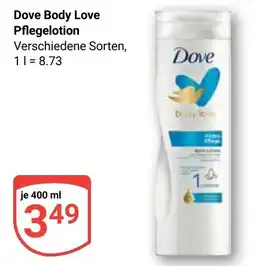 Globus Dove Body Love Pflegelotion Angebot
