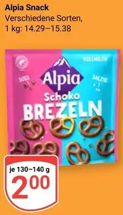 Globus Alpia Snack Angebot