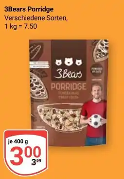 Globus 3Bears Porridge Angebot