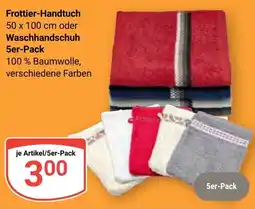Globus Frottier-Handtuch 50 x 100 cm oder Waschhandschuh 5er-Pack Angebot