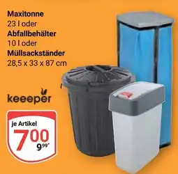 Globus KeeperMüllsackständer Maxitonne oder Abfallbehälter oder Müllsackständer Angebot