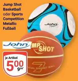 Globus Jump Shot Basketball oder Sports Competition Metallic Fußball Angebot