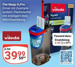 Globus Flat Mopp H₂Pro vileda Angebot