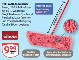 Globus Pet Pro Bodenwischer vileda Angebot