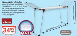 Globus Wäscheständer Infinity Flex vileda Angebot