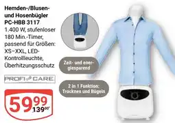 Globus PROFI CARE Hemden-/Blusen- und Hosenbügler PC-HBB 3117 Angebot