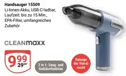 Globus CLEANmaxx Handsauger 15509 Angebot