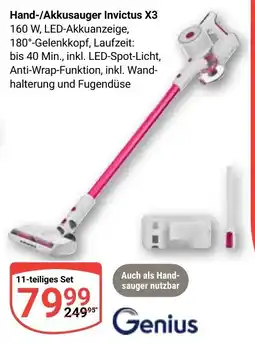 Globus Hand-/Akkusauger Invictus X3 Genius Angebot