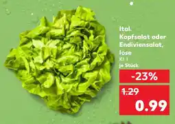 Kaufland Ital. Kopfsalat oder Endiviensalat lose Angebot