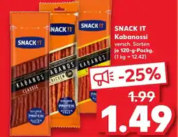 Kaufland SNACK IT Kabanossi Angebot