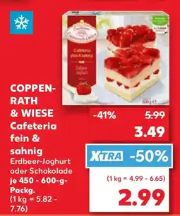 Kaufland COPPEN- RATH & WIESE Cafeteria fein & sahnig Angebot