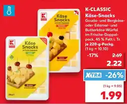 Kaufland K-CLASSIC Käse-Snacks Angebot