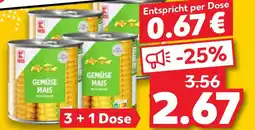 Kaufland K-CLASSIC Gemüsemais Angebot