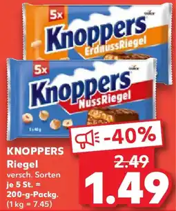 Kaufland KNOPPERS Riegel Angebot