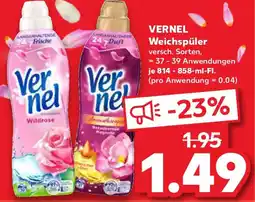 Kaufland VERNEL Weichspüler Angebot